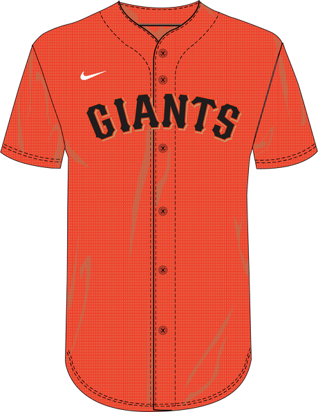 Nike San Francisco Giants Youth Institutional Full Button Jersey Fan Gear MLB San Francisco Giants