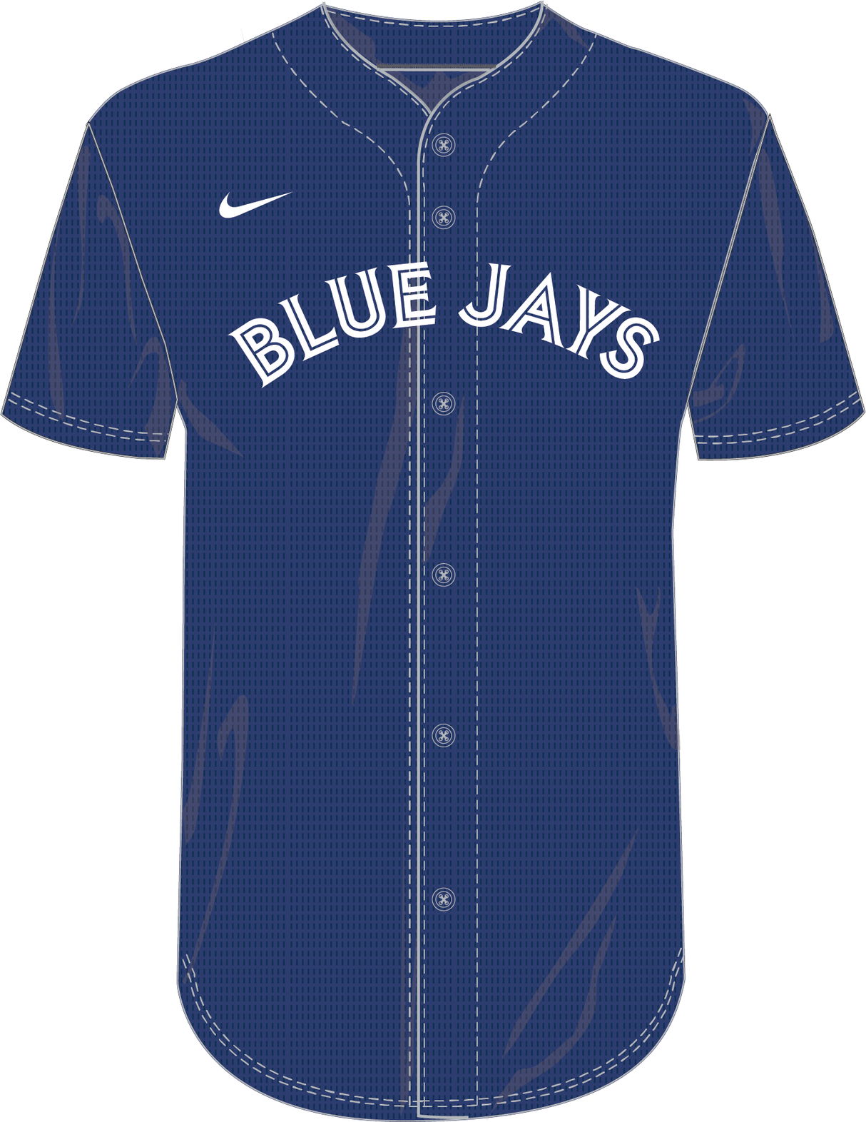 Nike Toronto Blue Jays Youth Institutional Full Button Jersey Fan Gear MLB Toronto Blue Jays