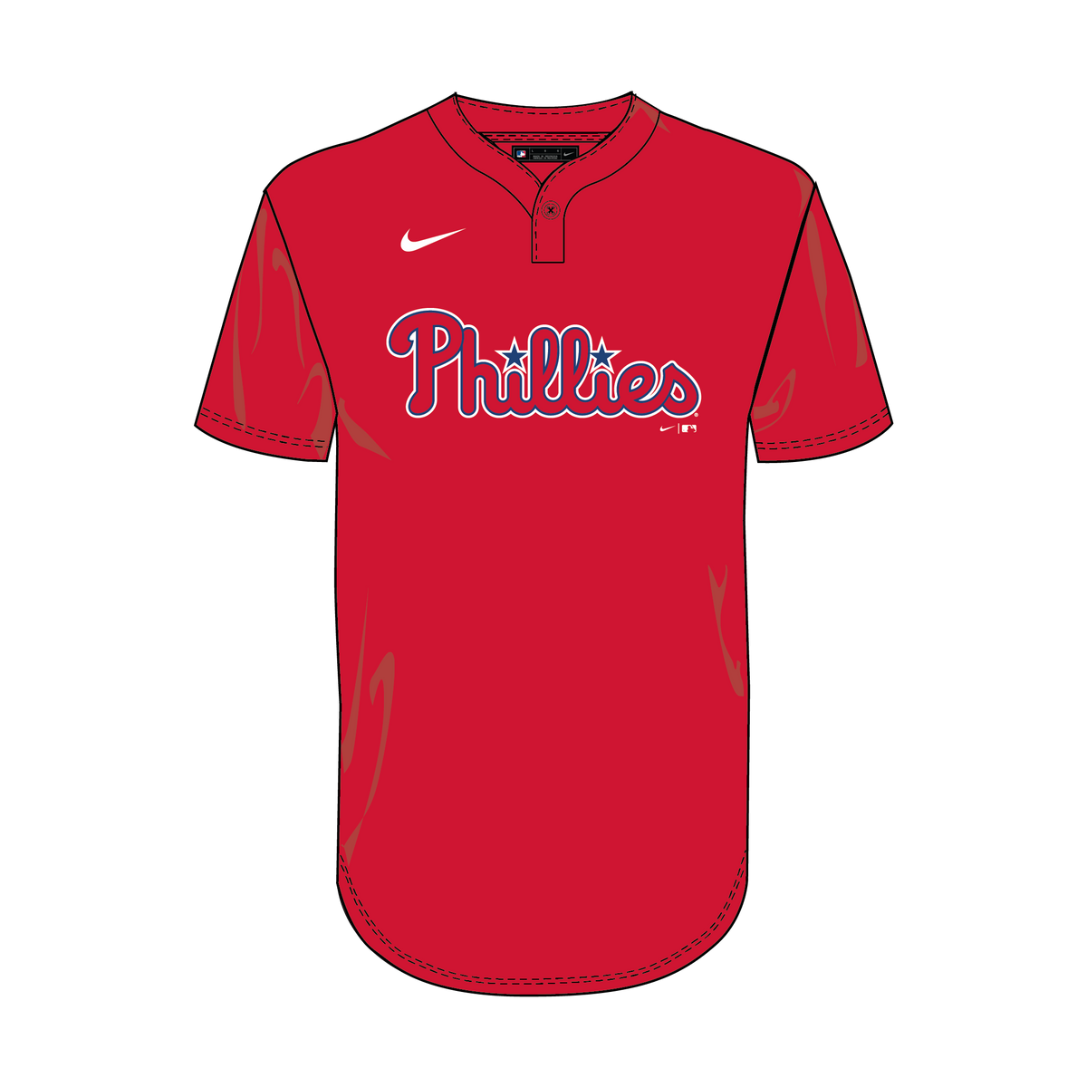 Nike Philadelphia Phillies Youth Institutional 1 Button Pullover