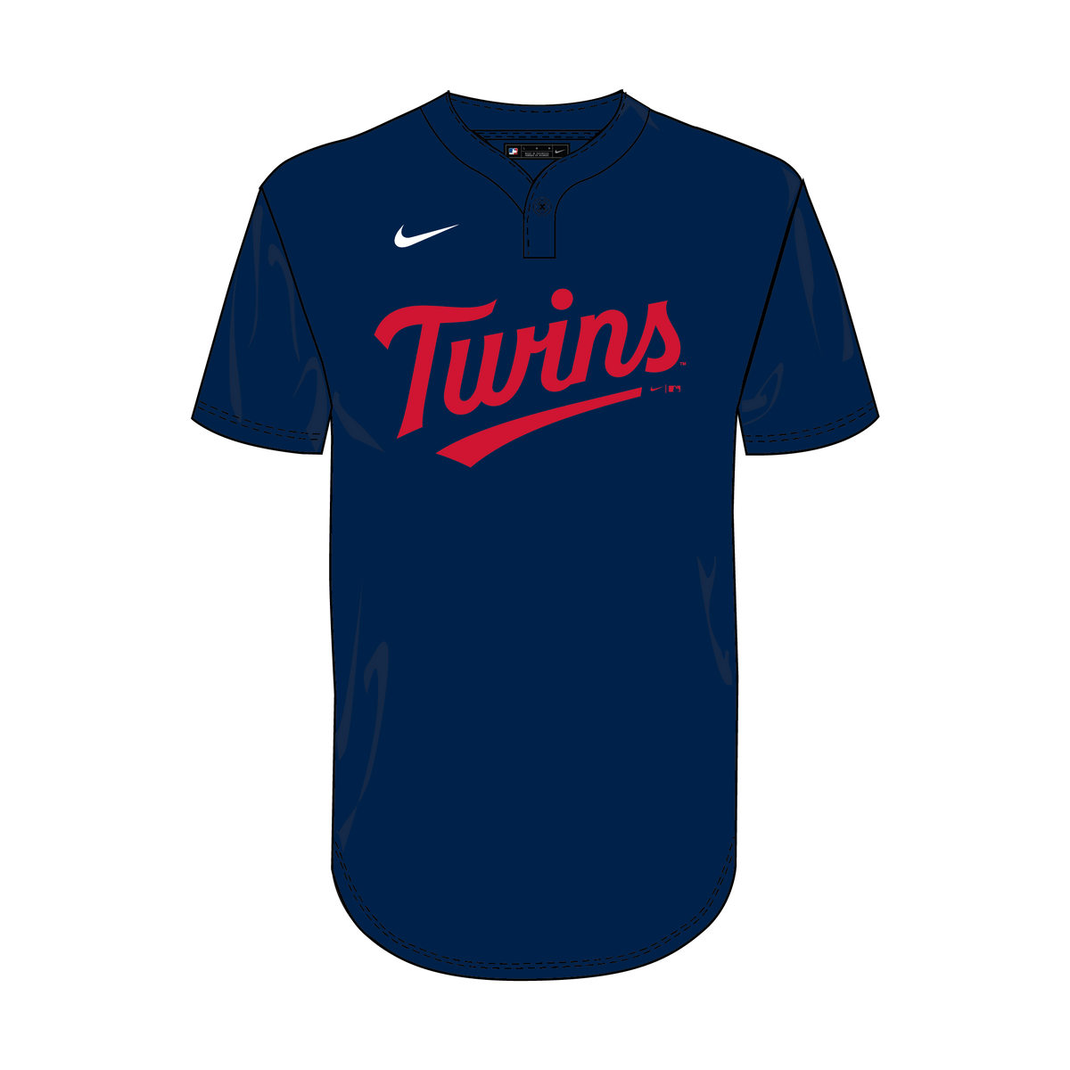 Nike Minnesota Twins Youth 1 Button Jersey