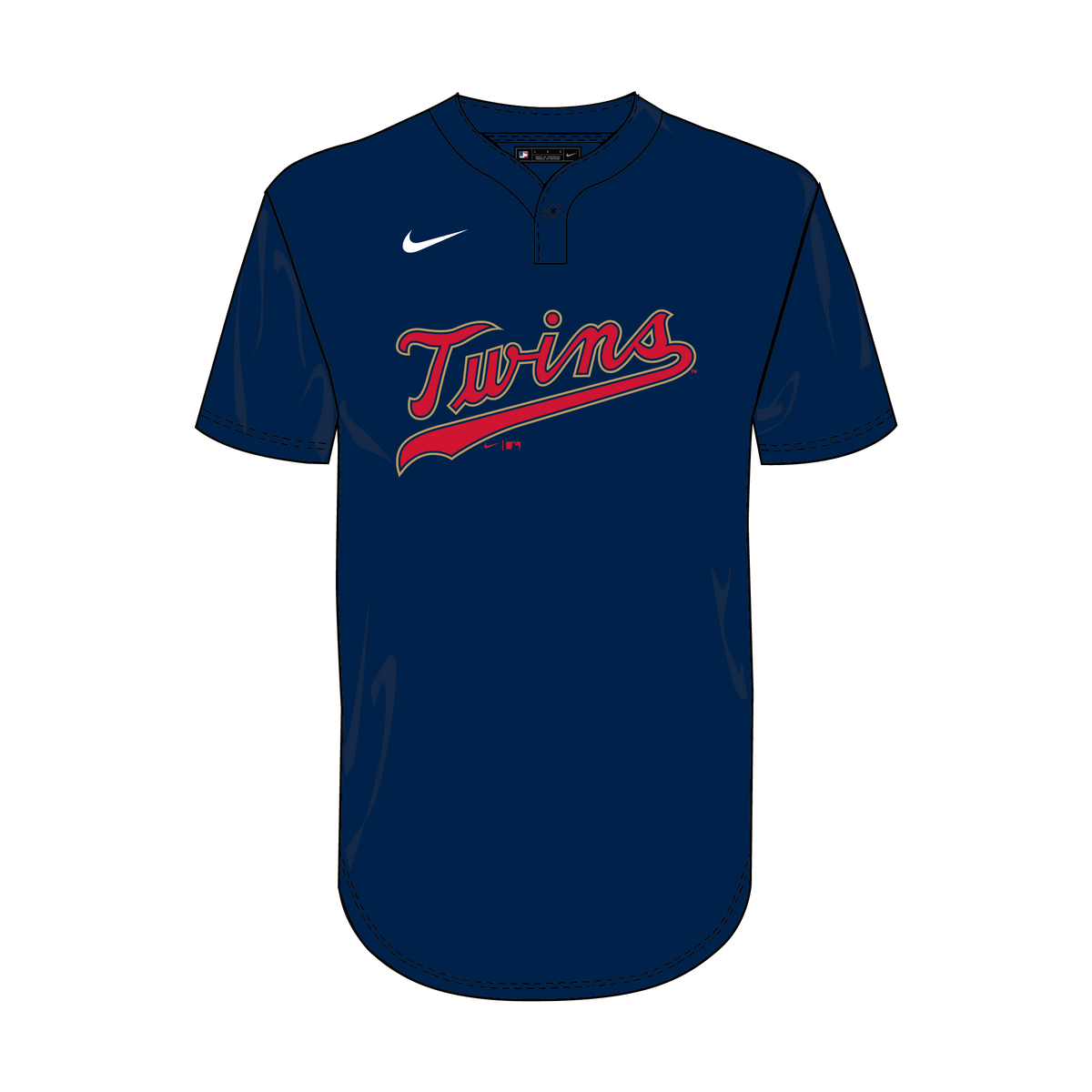 Nike Minnesota Twins Youth 1 Button Jersey