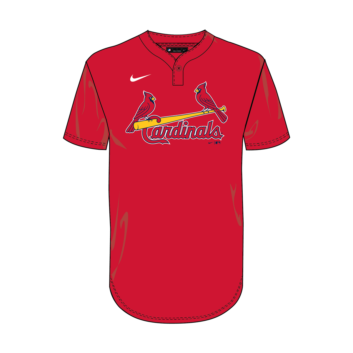 Nike St. Louis Cardinals Youth Institutional 1 Button Pullover