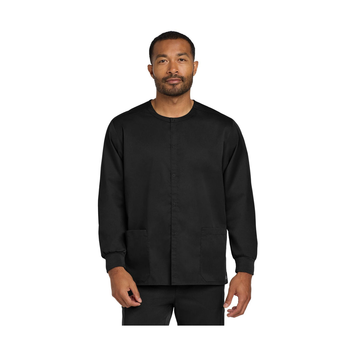 Wink Men's WorkFlex Snap-Front Scrub Jacket WW3080