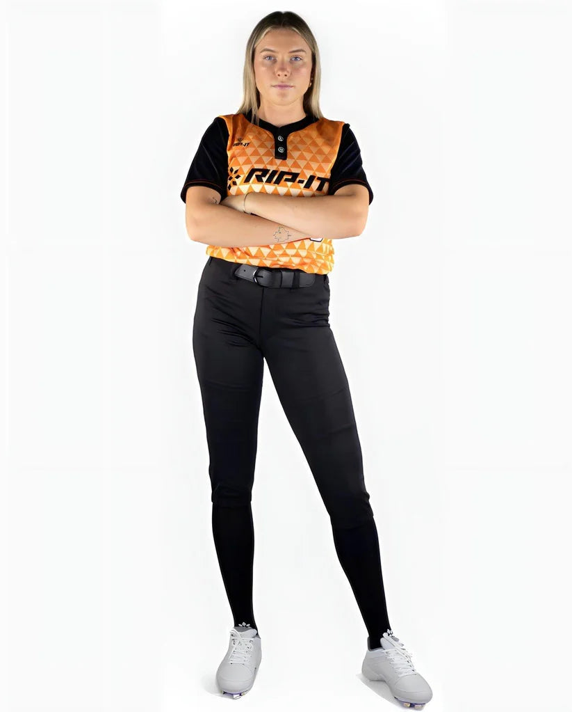 RIP-IT Women's Revolution Softball Pants - Straight Cut Softball Pants & Shorts Adult