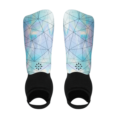 Girls' Cut Soccer Shin Guards - Holographic Soccer Shin Guards All