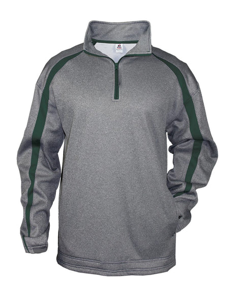 Badger Men's Fusion 1/4 Zip Sweatshirt Mens Apparel Sweatshirts & Fleece