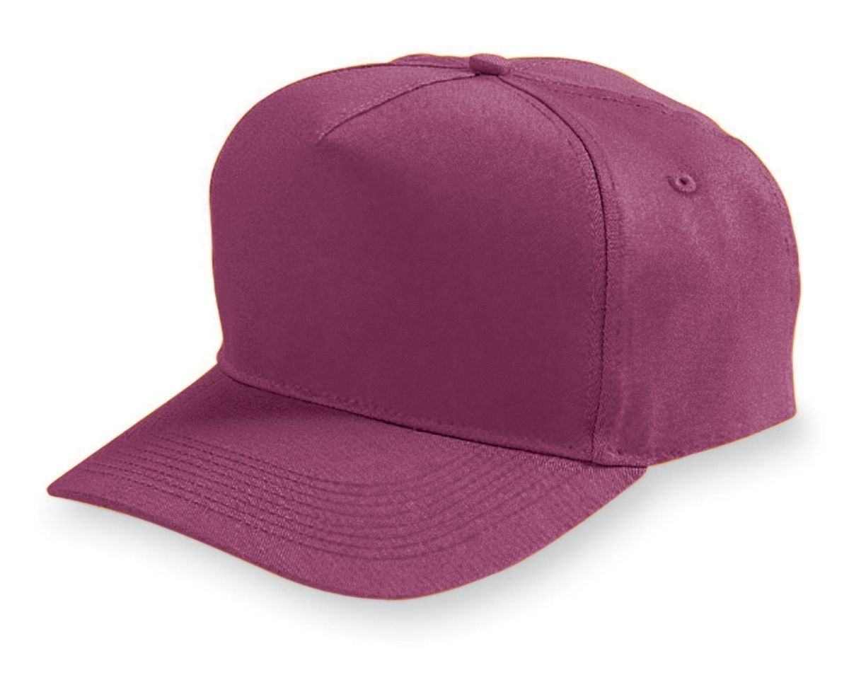 Augusta Youth Five-Panel Cotton Twill Cap Unisex Accessories Hats & Caps