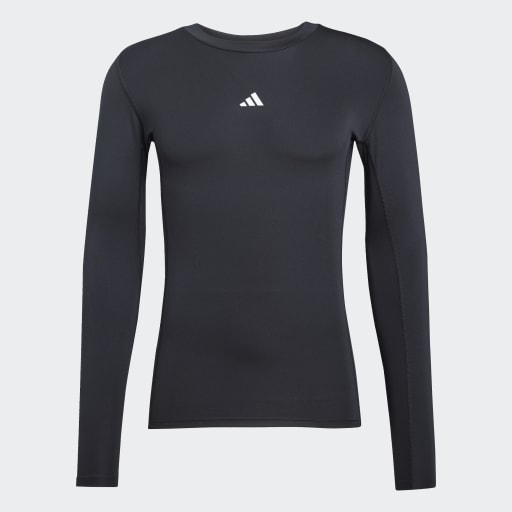 adidas Men's Techfit Aeroready Long-Sleeve Training T-Shirt Soccer Uniforms & Apparel All