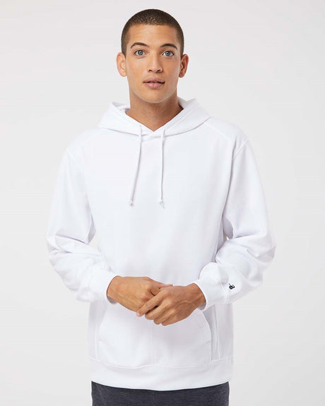 Badger Men's Performance Fleece Hooded Sweatshirt Mens Apparel Sweatshirts & Fleece