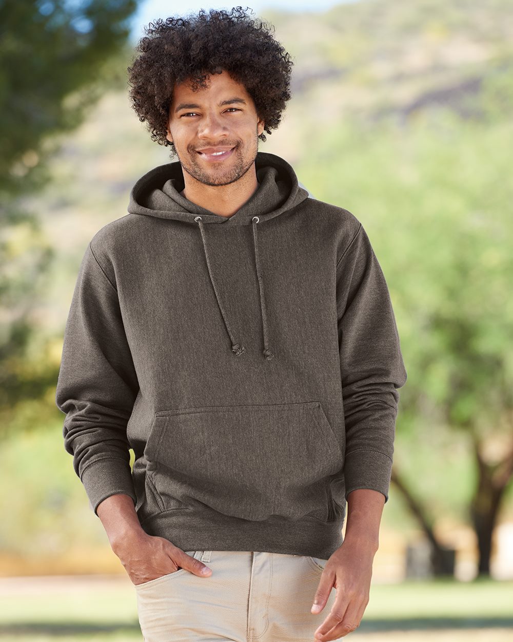 Weatherproof Men's Cross Weave Hooded Sweatshirt Mens Apparel Sweatshirts & Fleece