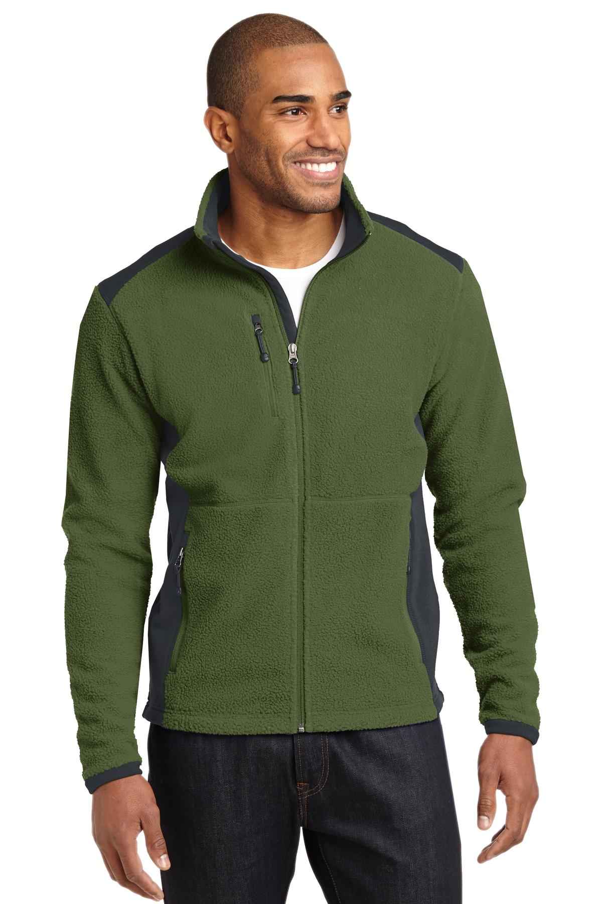 Eddie Bauer Men's Full-Zip Sherpa Fleece Jacket. EB232 Corporate Apparel Jackets & Vests