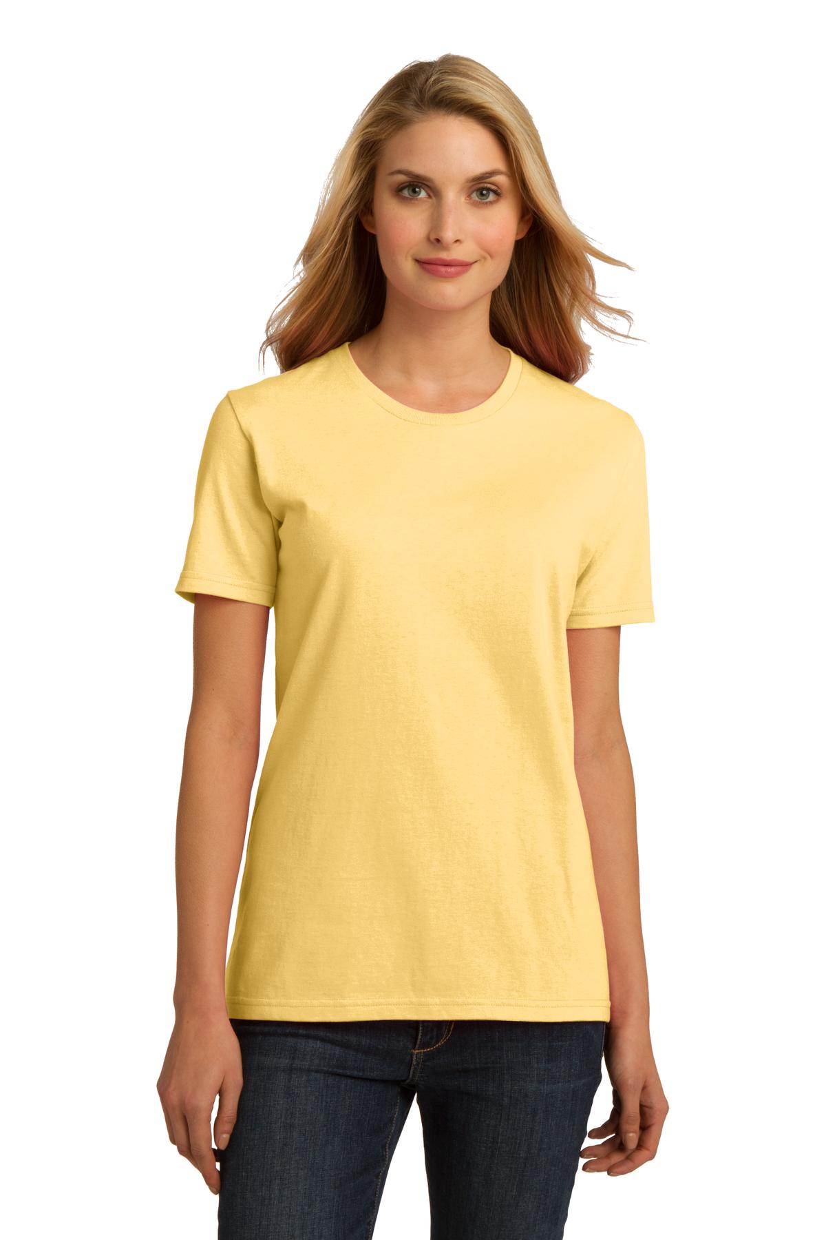 Port & Co Women's Essential 100% Organic Ring Spun Cotton T-Shirt