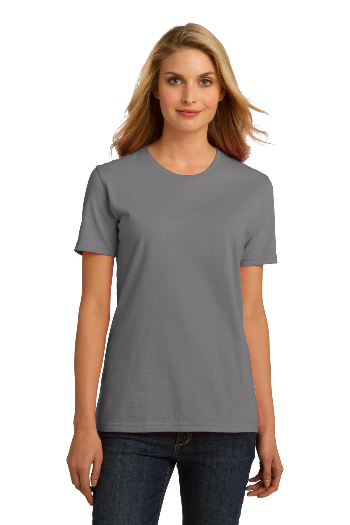 Port & Co Women's Essential 100% Organic Ring Spun Cotton T-Shirt