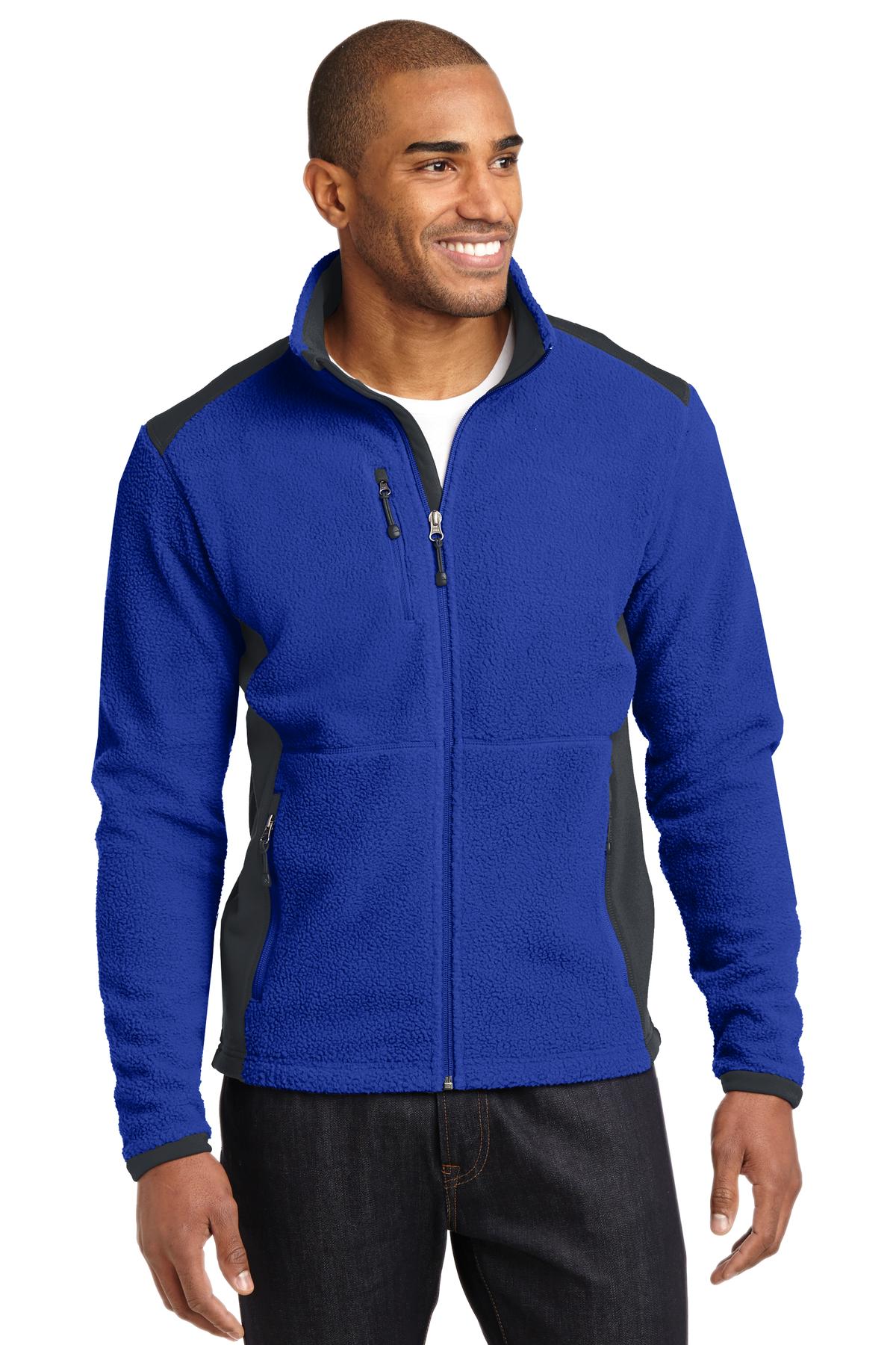 Eddie Bauer Men's Full-Zip Sherpa Fleece Jacket. EB232 Corporate Apparel Jackets & Vests