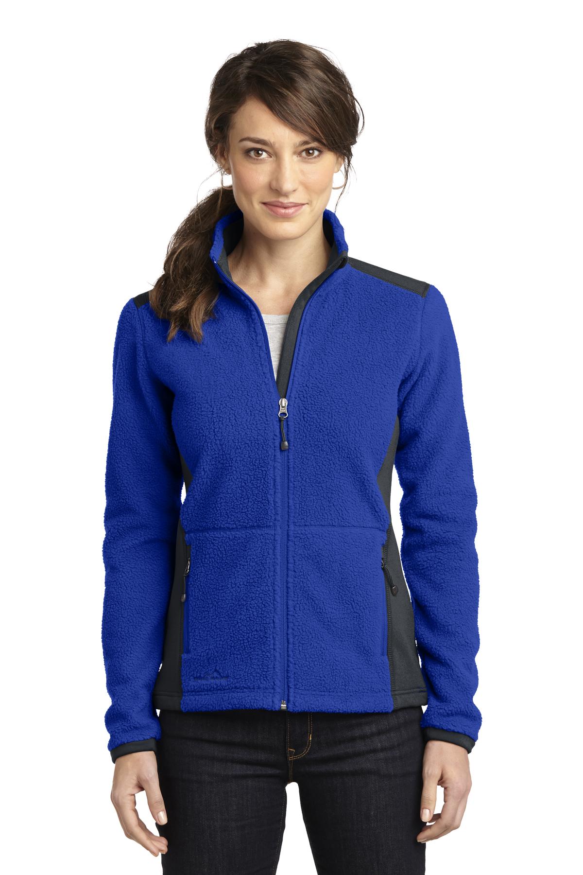 Eddie Bauer Women's Full-Zip Sherpa Fleece Jacket. EB233 Corporate Apparel Jackets & Vests
