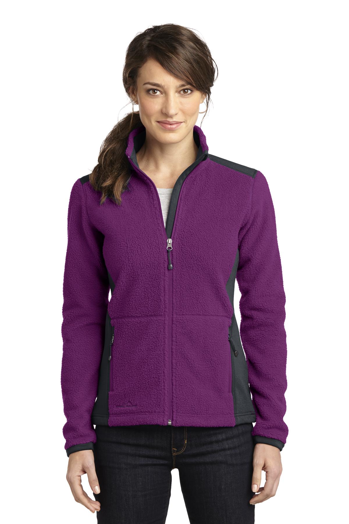 Eddie Bauer Women's Full-Zip Sherpa Fleece Jacket. EB233 Corporate Apparel Jackets & Vests