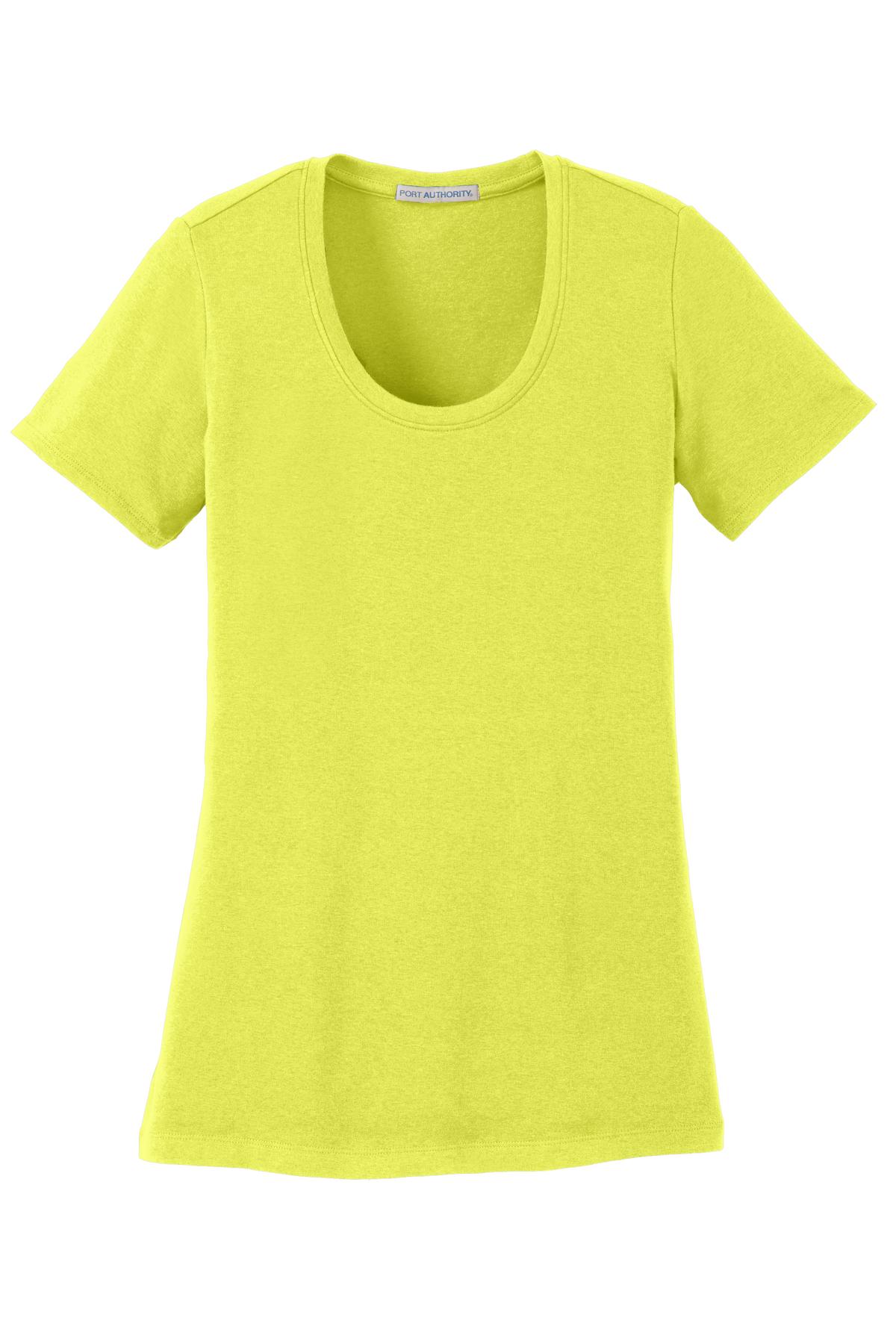Port Authority Ladies Concept Stretch Scoop Tee. LM1006