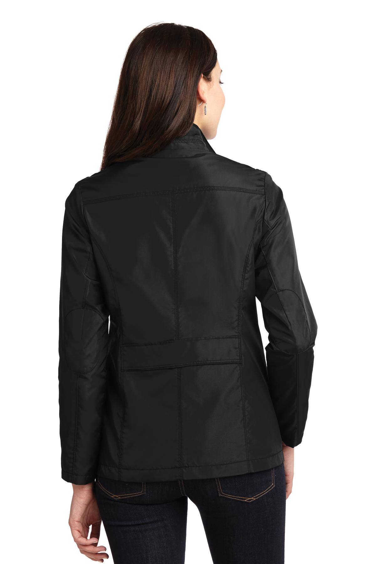 Port Authority Ladies Four-Pocket Jacket. L326 Womens Apparel Jackets & Vests