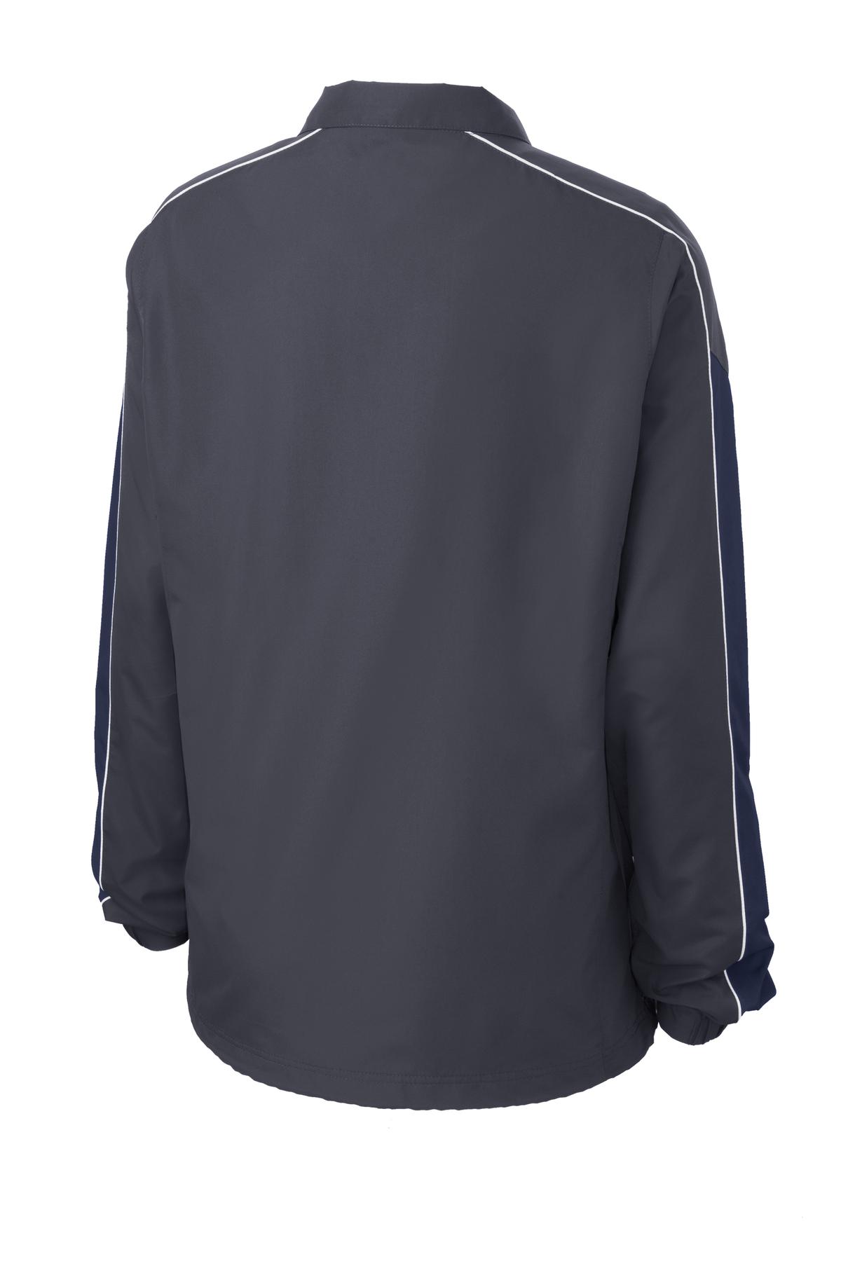 Sport-Tek Women's Piped Colorblock Wind Jacket. LST61 Womens Apparel Jackets & Vests