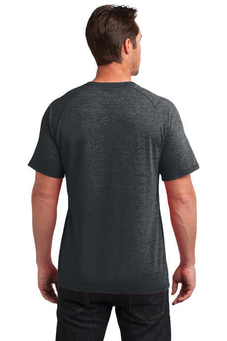 District Made Men's Tri-Blend Pocket Tee. DM340 Mens Apparel Shirts & Tops