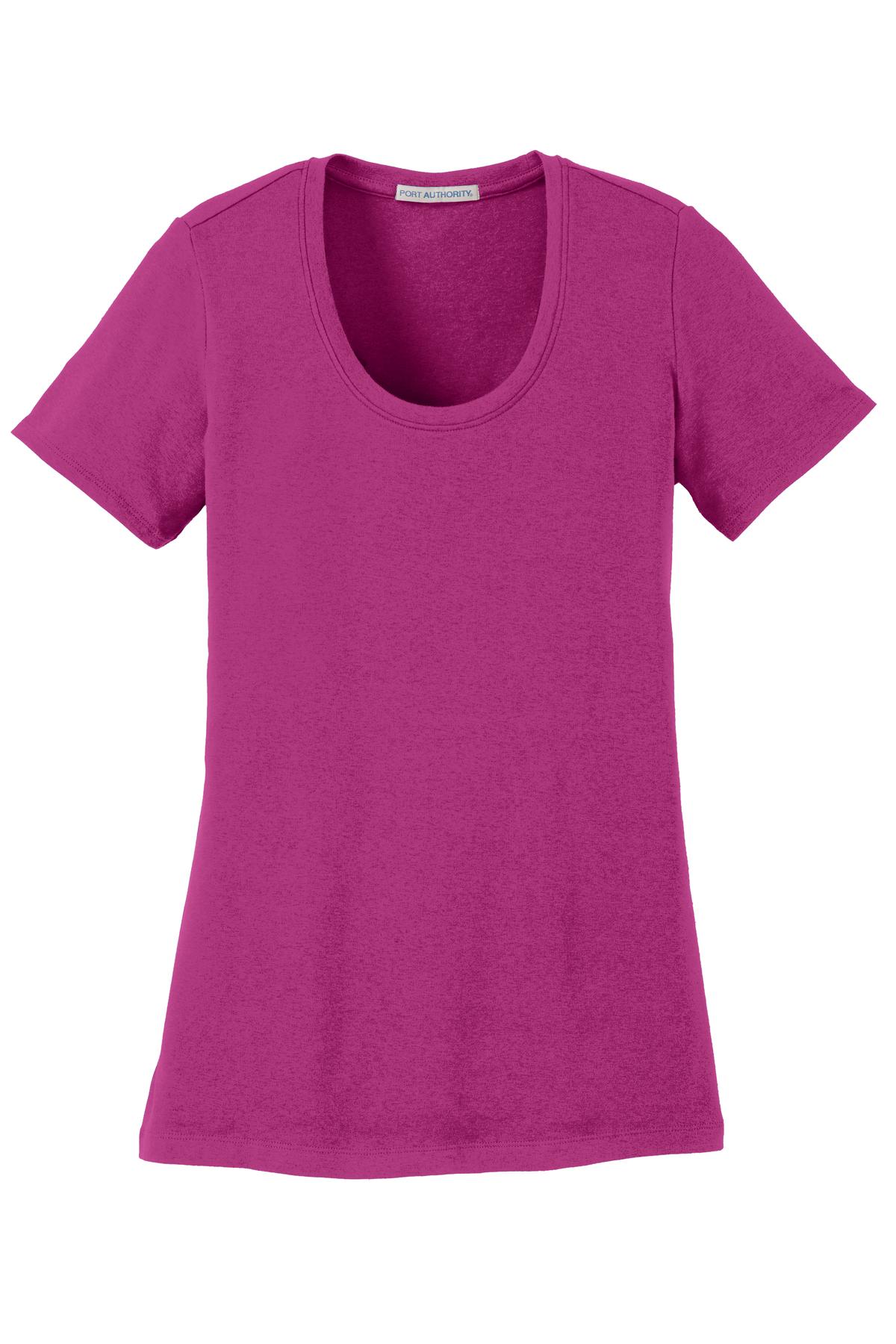 Port Authority Ladies Concept Stretch Scoop Tee. LM1006