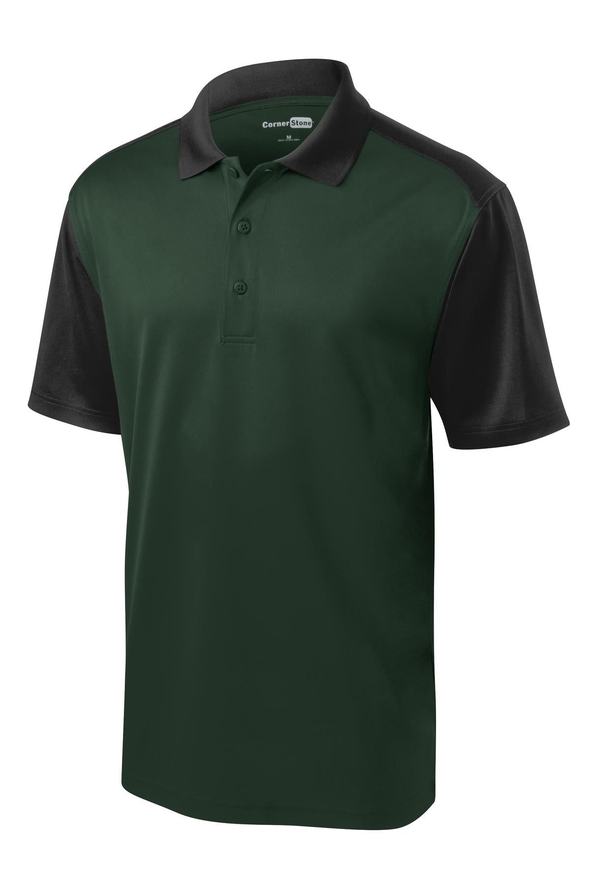 CornerStone Men's Select Snag-Proof Blocked Polo. CS417 Mens Apparel Shirts & Tops