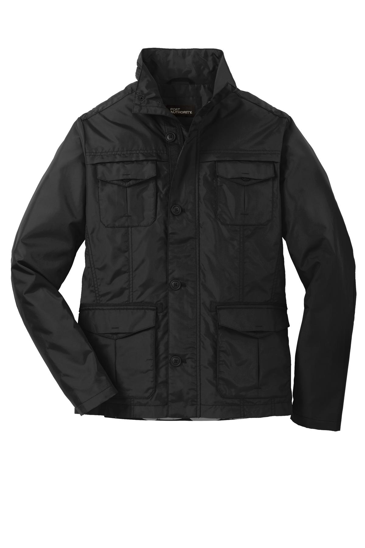 Port Authority Men's Four-Pocket Jacket. J326 Mens Apparel Jackets & Vests