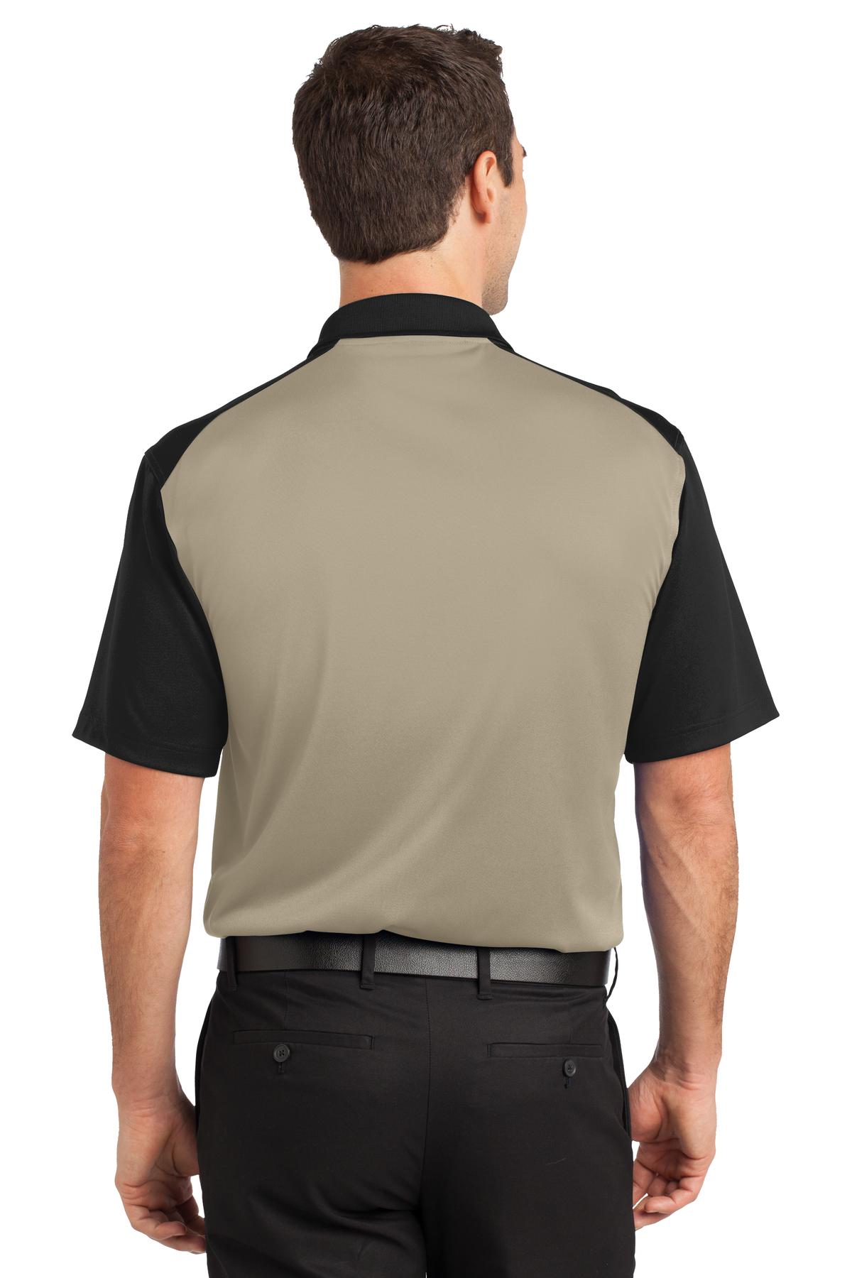 CornerStone Men's Select Snag-Proof Blocked Polo. CS417 Mens Apparel Shirts & Tops