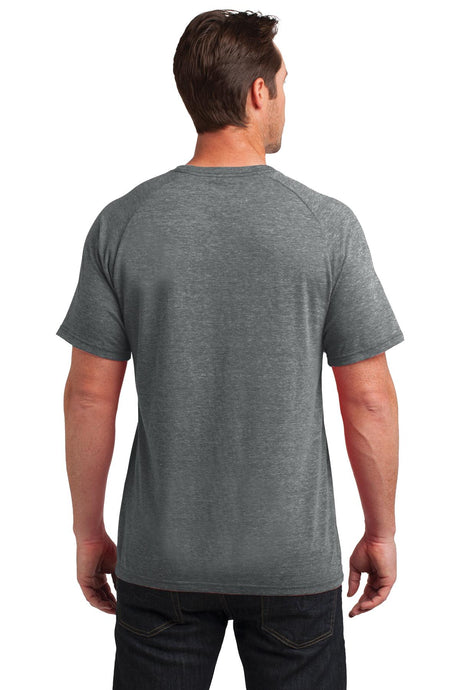 District Made Men's Tri-Blend Pocket Tee. DM340 Mens Apparel Shirts & Tops
