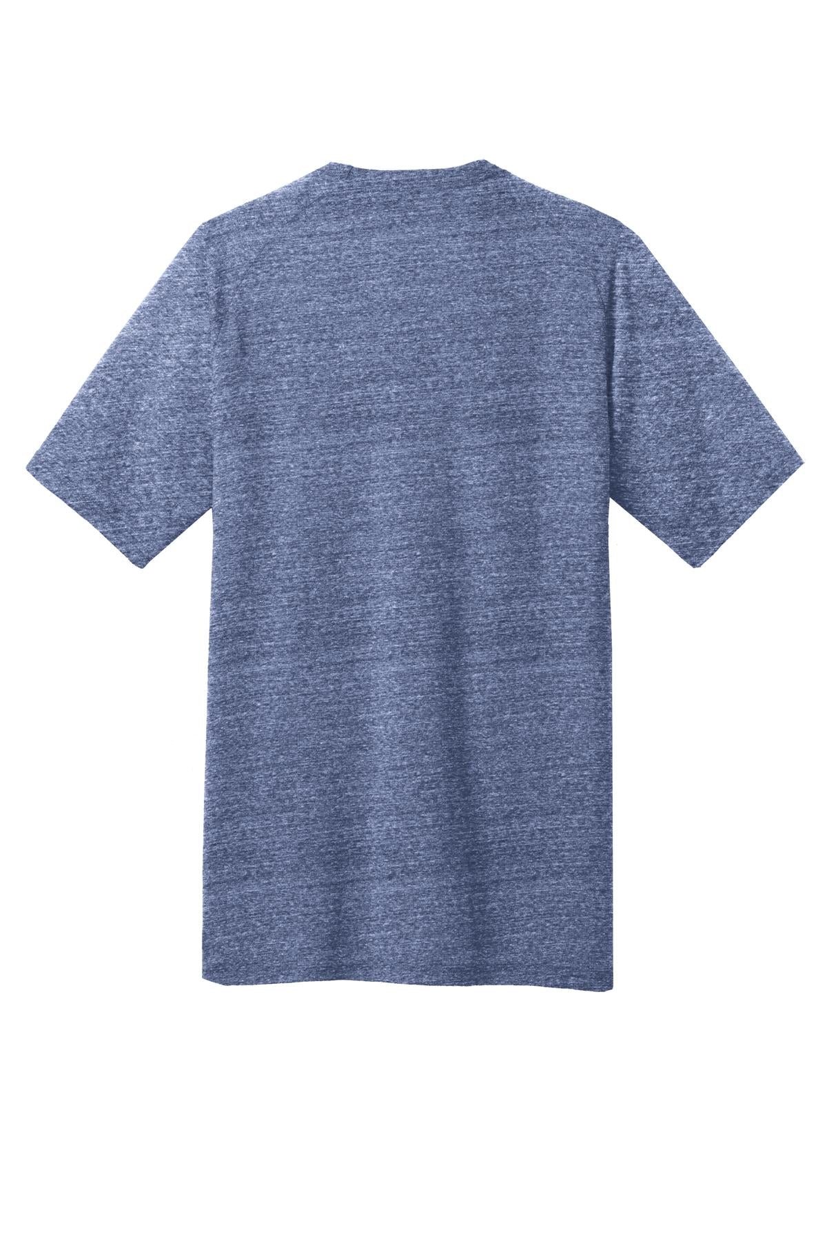 District Made Men's Tri-Blend Pocket Tee. DM340 Mens Apparel Shirts & Tops