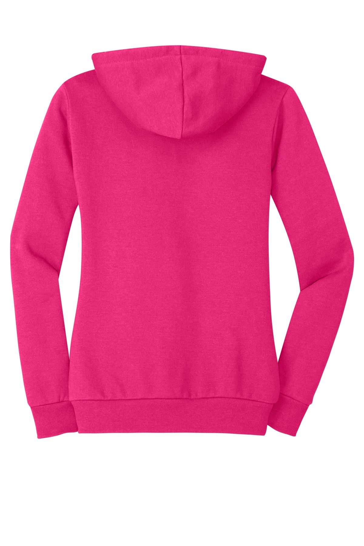 District Juniors Core Fleece Full-Zip Hoodie. DT290 Womens Apparel Sweatshirts & Fleece