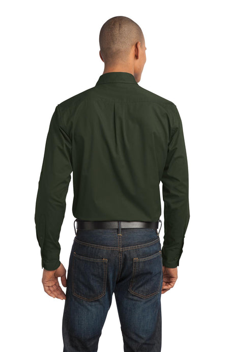 Port Authority Men's Stain-Release Roll Sleeve Twill Shirt. S649 Mens Apparel Shirts & Tops
