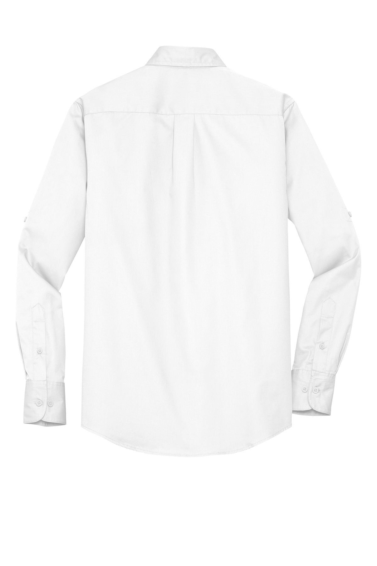 Port Authority Men's Stain-Release Roll Sleeve Twill Shirt. S649 Mens Apparel Shirts & Tops