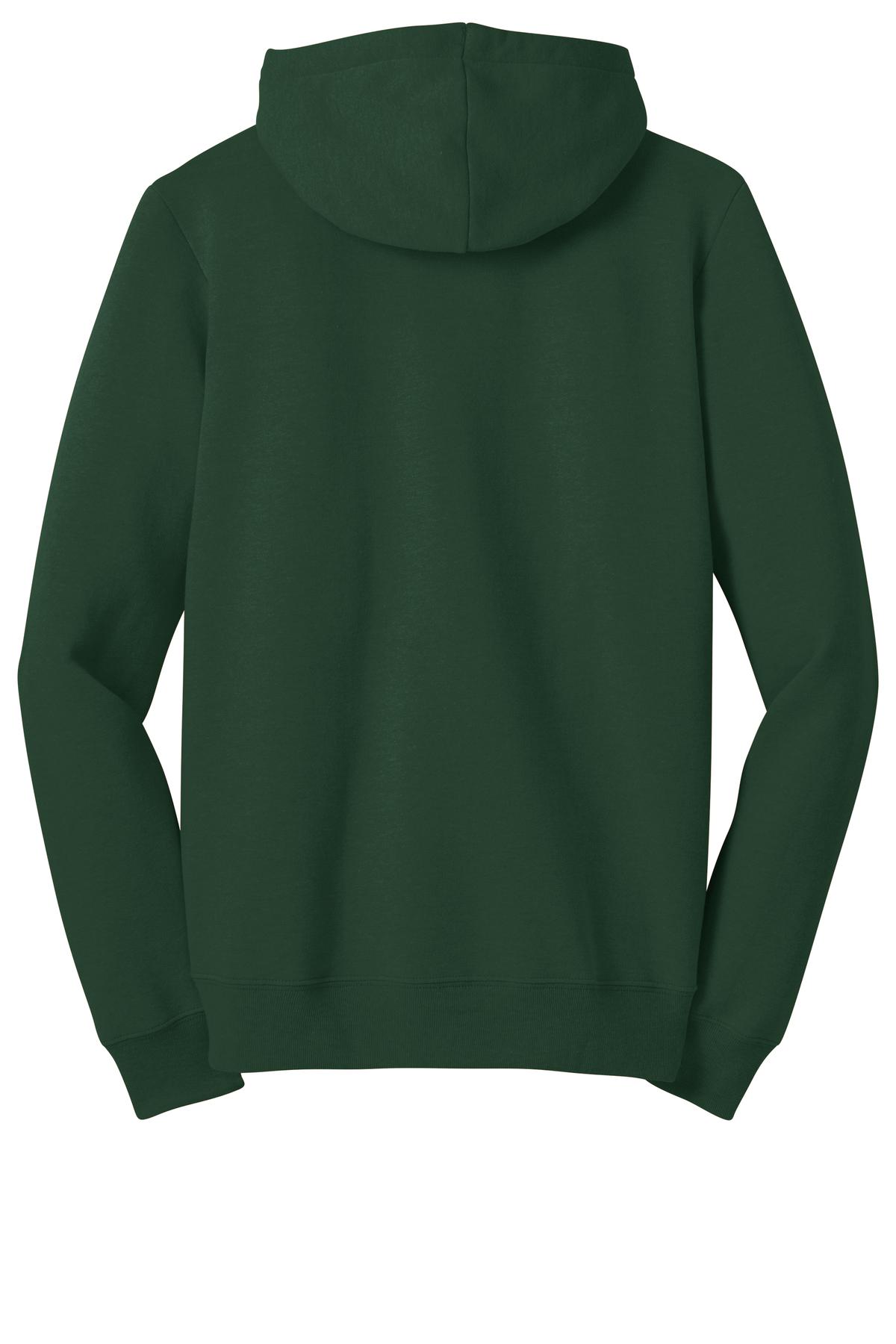 District Juniors The Concert Fleece Full-Zip Hoodie. DT801 Womens Apparel Sweatshirts & Fleece