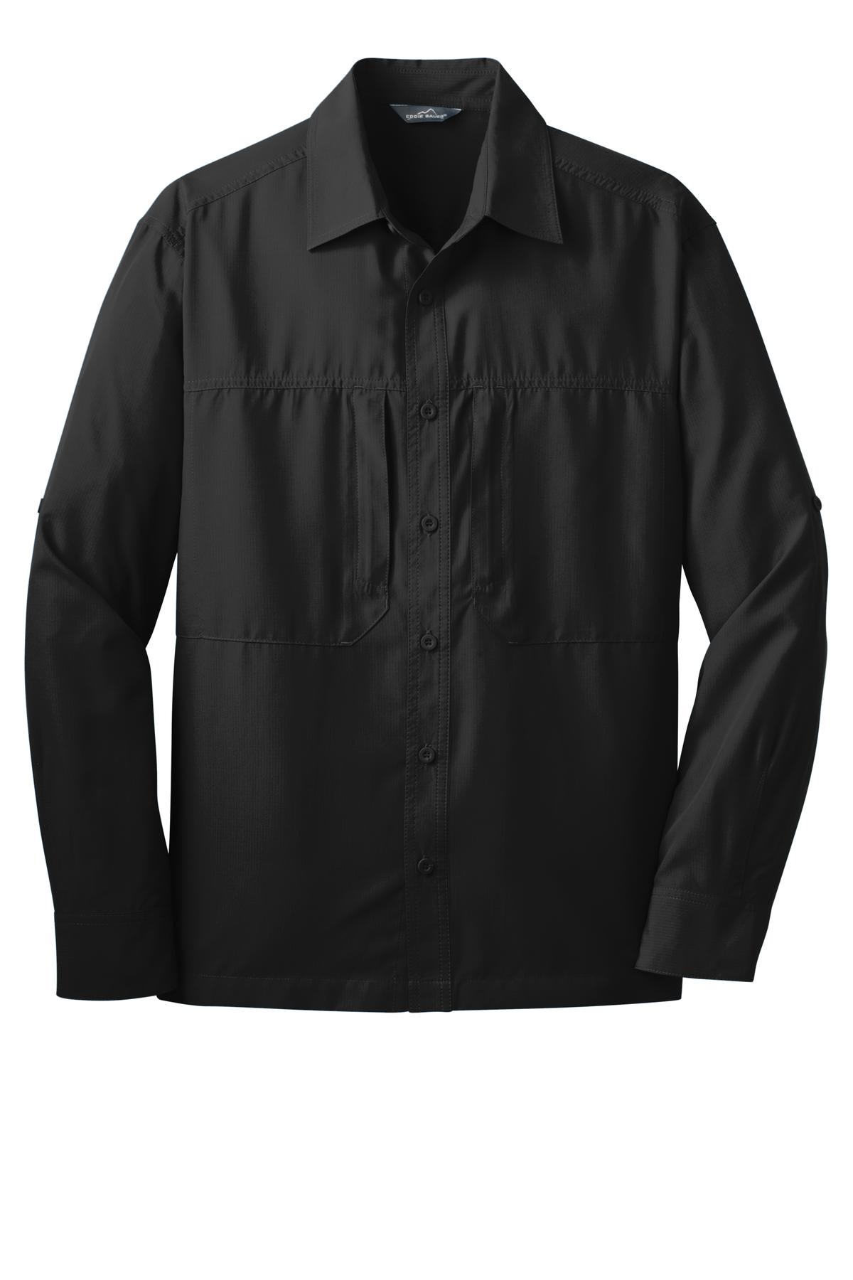 Eddie Bauer Men's Long Sleeve Performance Travel Shirt. EB604 Corporate Apparel Shirts & Tops