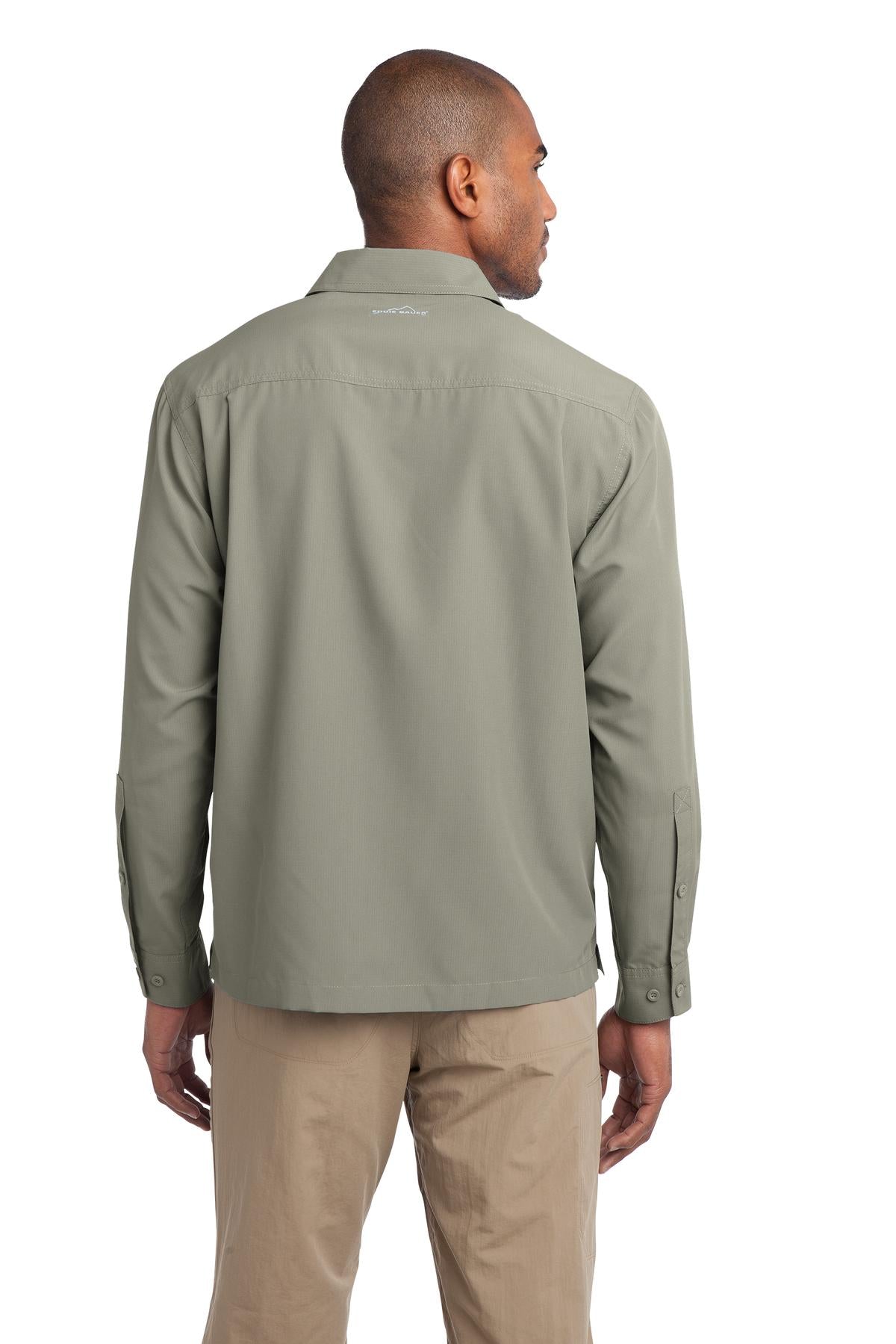 Eddie Bauer Men's Long Sleeve Performance Travel Shirt. EB604 Corporate Apparel Shirts & Tops