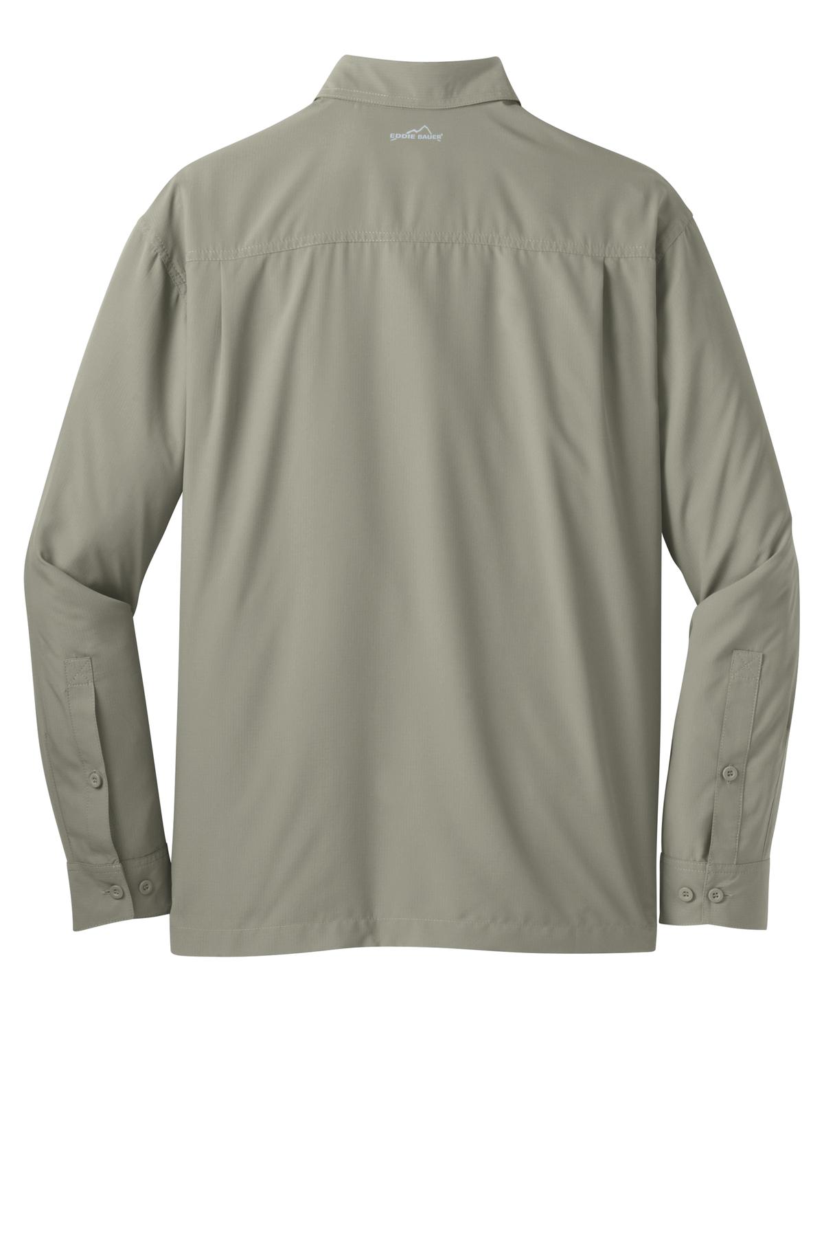 Eddie Bauer Men's Long Sleeve Performance Travel Shirt. EB604 Corporate Apparel Shirts & Tops