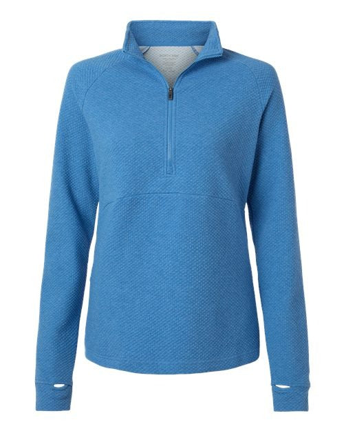 North End Women's Spirit Textured Quarter-Zip Pullover-1