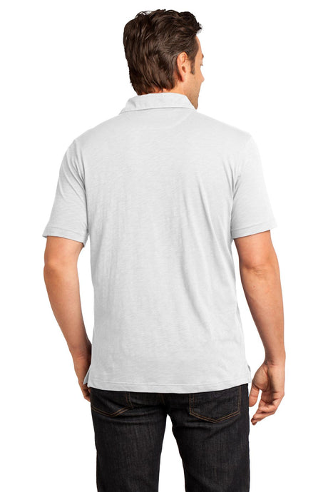 District Made Men's Slub Polo. DM350 Mens Apparel Shirts & Tops