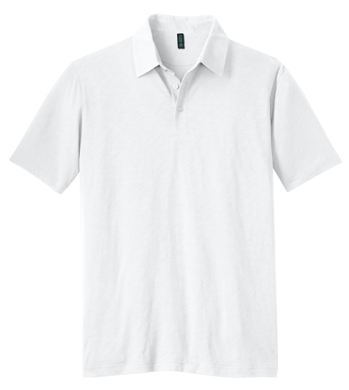 District Made Men's Slub Polo. DM350 Mens Apparel Shirts & Tops