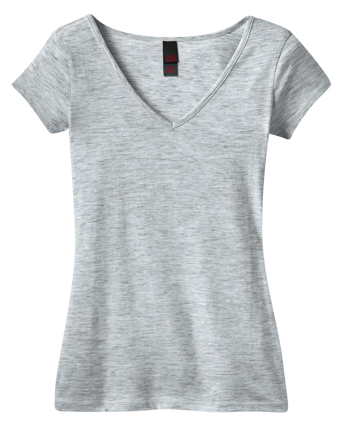 District Juniors Extreme Heather V-Neck Tee DT2001 Youth Apparel Shirts & Tops
