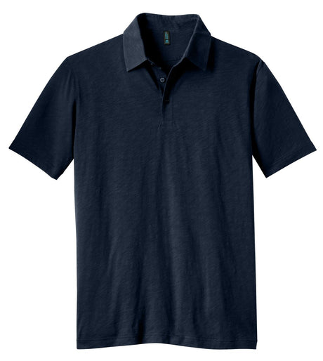 District Made Men's Slub Polo. DM350 Mens Apparel Shirts & Tops