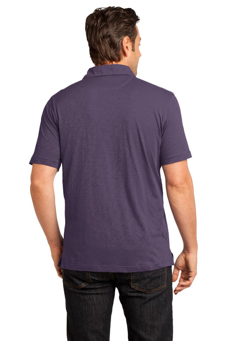 District Made Men's Slub Polo. DM350 Mens Apparel Shirts & Tops