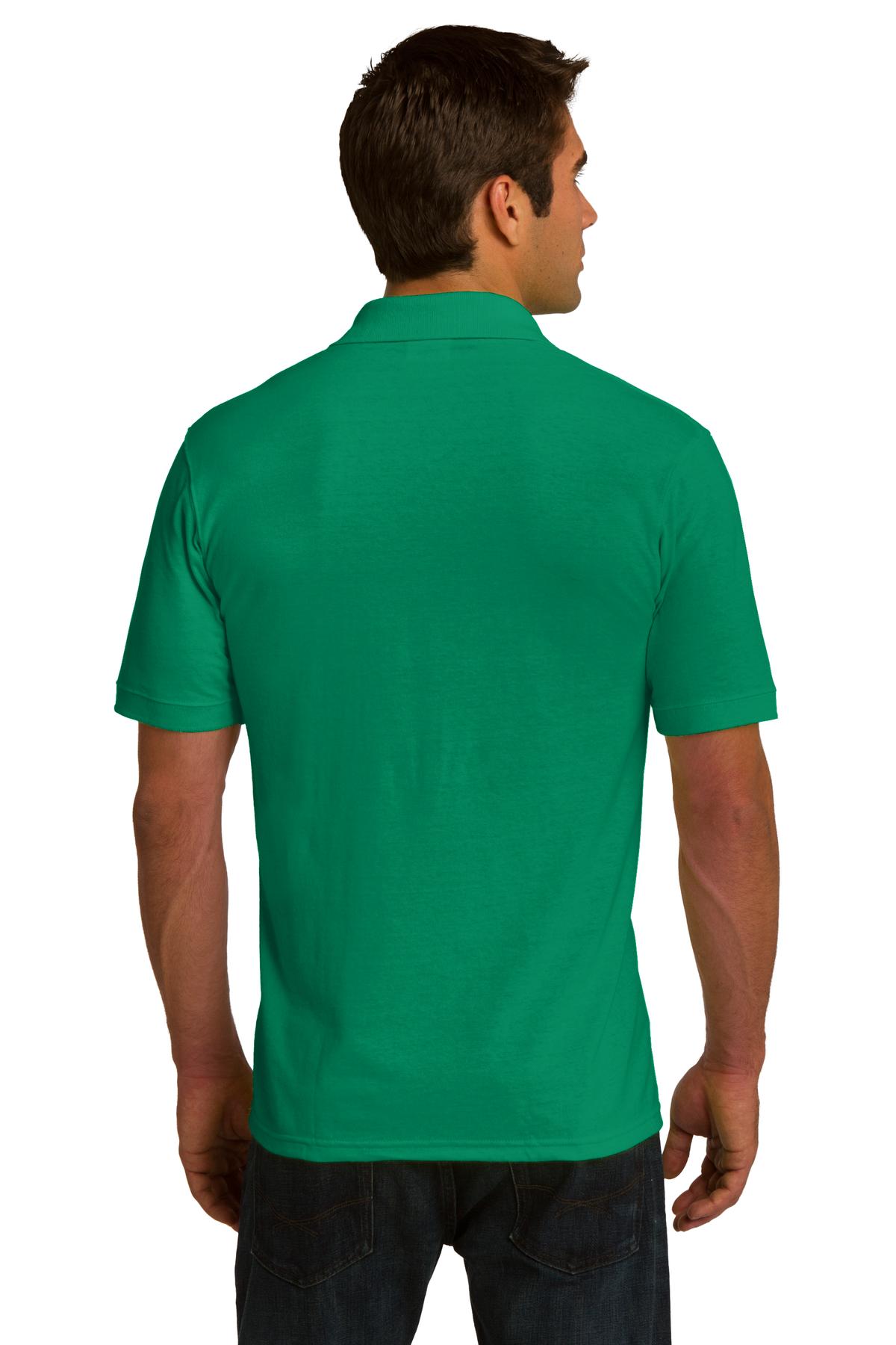 Port & Company Men's Ring Spun Pique Polo. KP150 Mens Apparel Shirts & Tops
