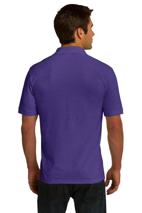 Port & Company Men's Ring Spun Pique Polo. KP150 Mens Apparel Shirts & Tops