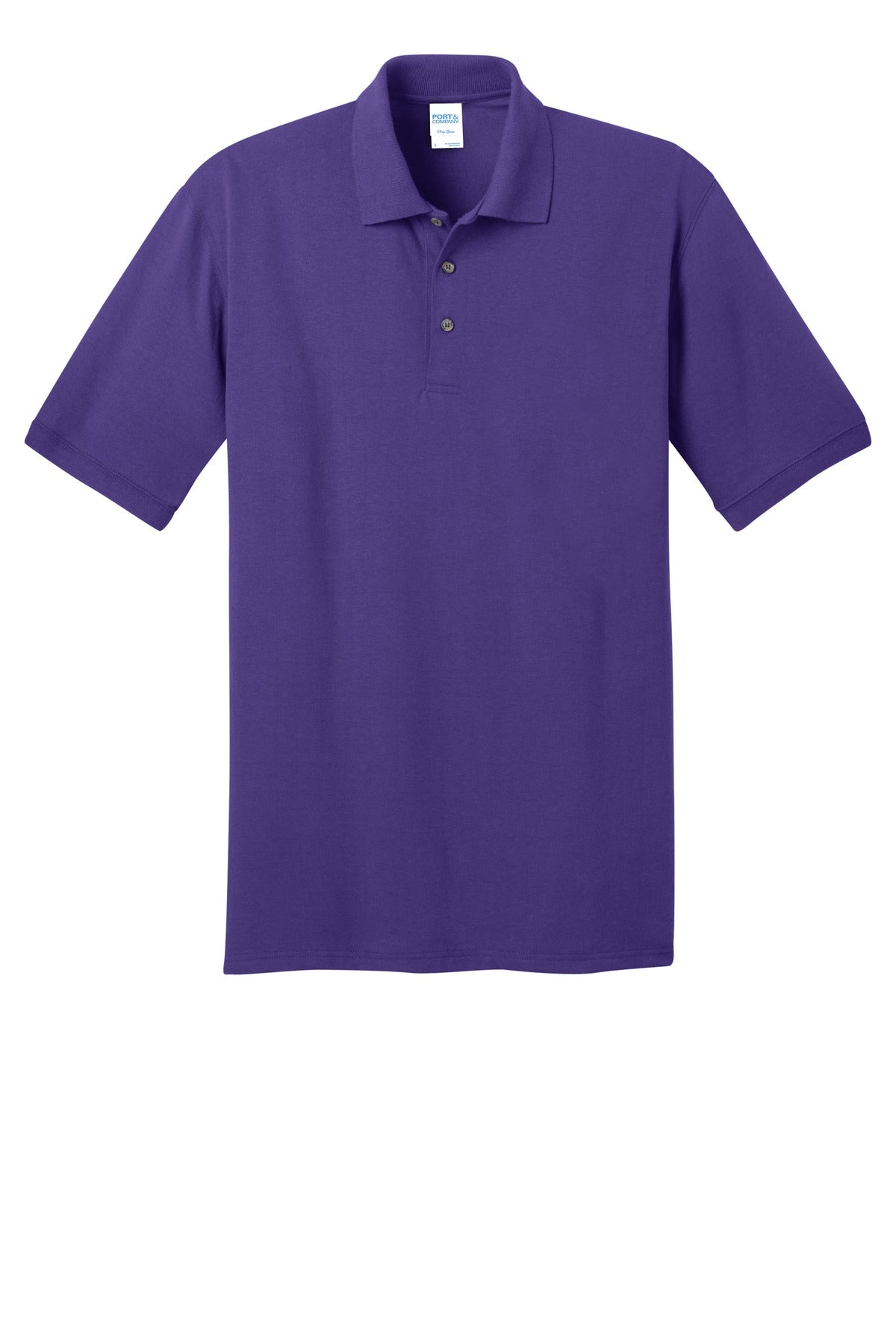 Port & Company Men's Ring Spun Pique Polo. KP150 Mens Apparel Shirts & Tops
