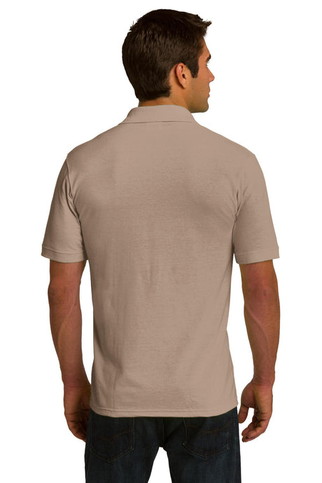 Port & Company Men's Ring Spun Pique Polo. KP150 Mens Apparel Shirts & Tops