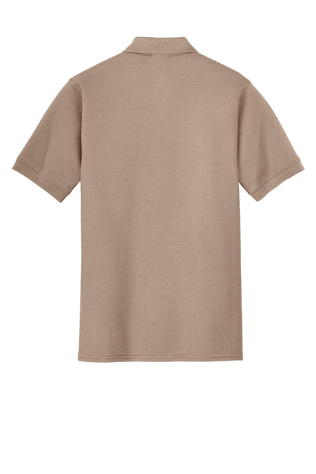 Port & Company Men's Ring Spun Pique Polo. KP150 Mens Apparel Shirts & Tops