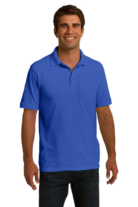 Port & Company Men's Ring Spun Pique Polo. KP150 Mens Apparel Shirts & Tops