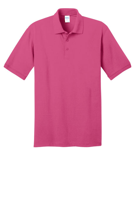 Port & Company Men's Ring Spun Pique Polo. KP150 Mens Apparel Shirts & Tops